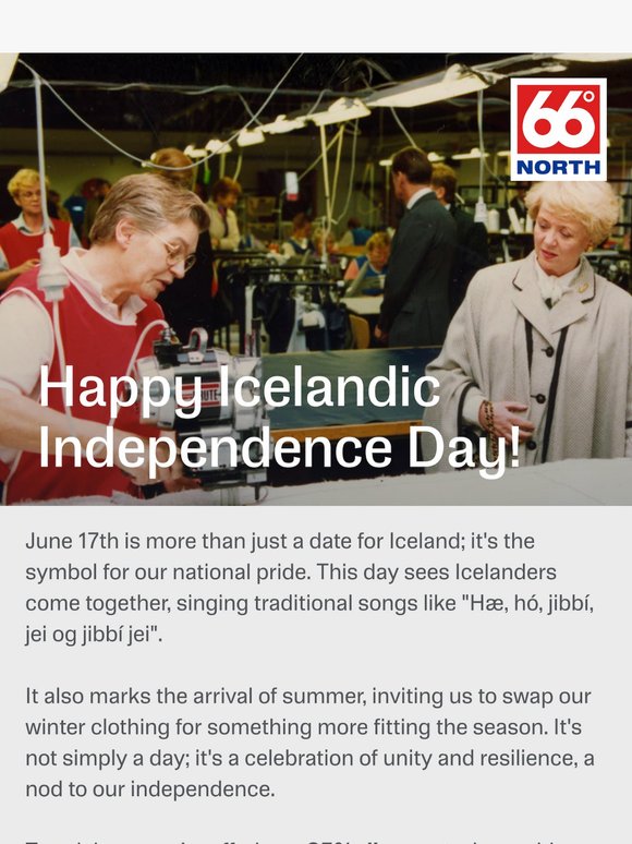 Happy Icelandic Independence Day! | 25% off in-store