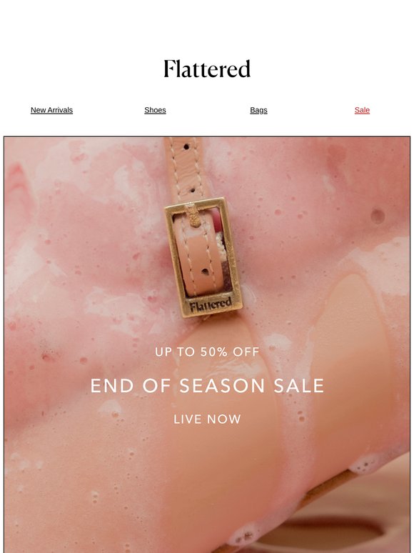 Live Now: End of Season Sale