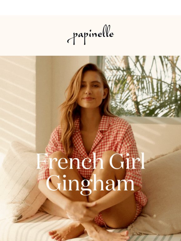 French Girl Approved: New Gingham Sleepwear