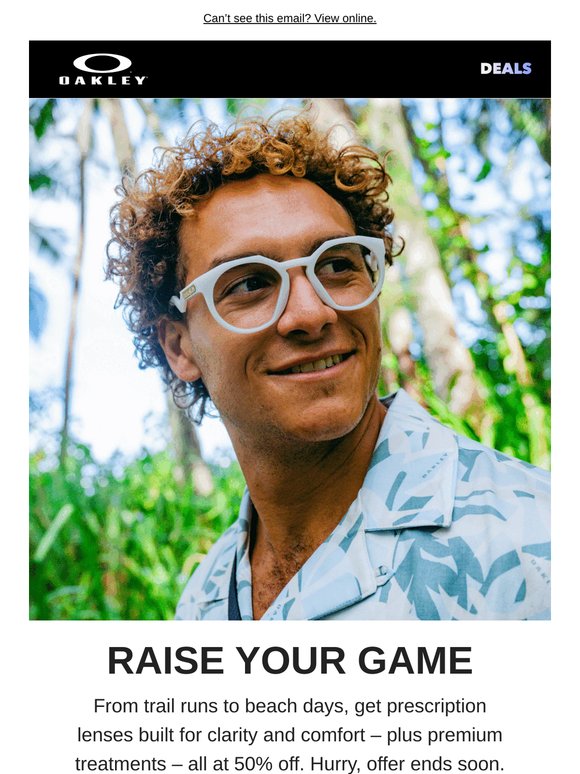 Your 50% Off Prescription Eyewear Ends Soon