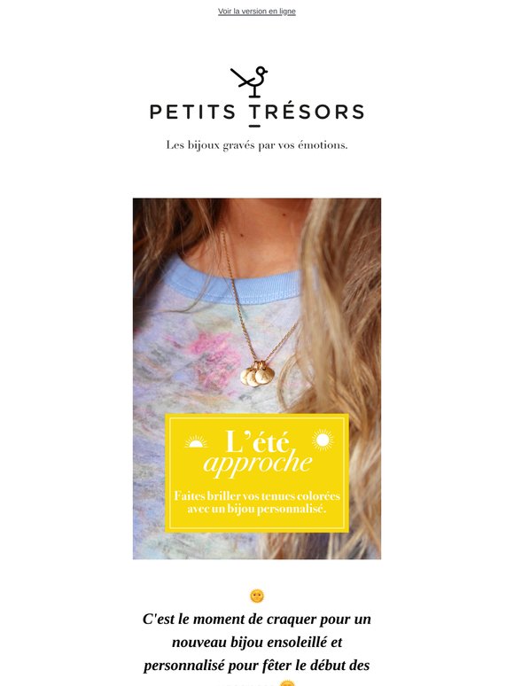 Des bijoux colorés et personnalisés, pour l'été !