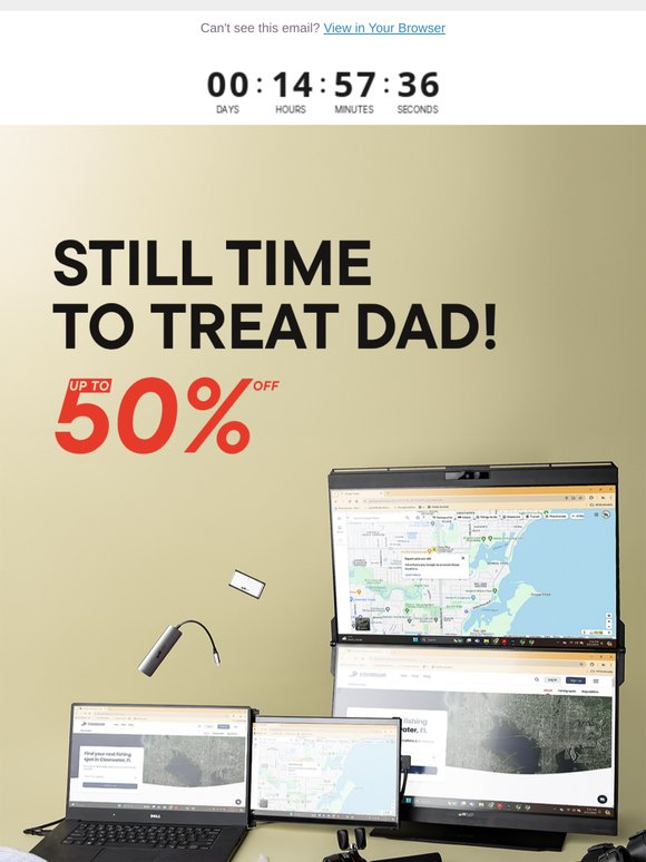 👍Father’s Day Offers End Today!