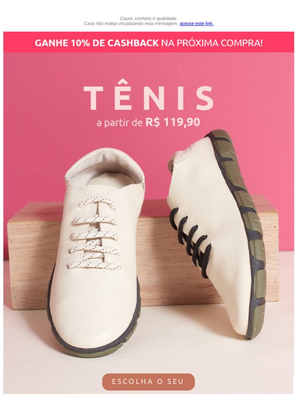 Tênis a partir de R$ 119,90? TEMOS!