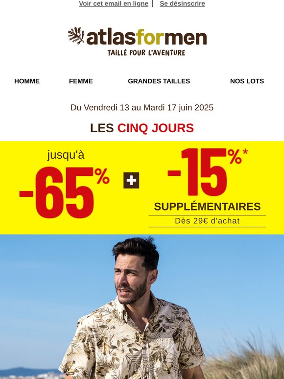 Plus que 48H pour profiter des Cinq Jours Exceptionnels