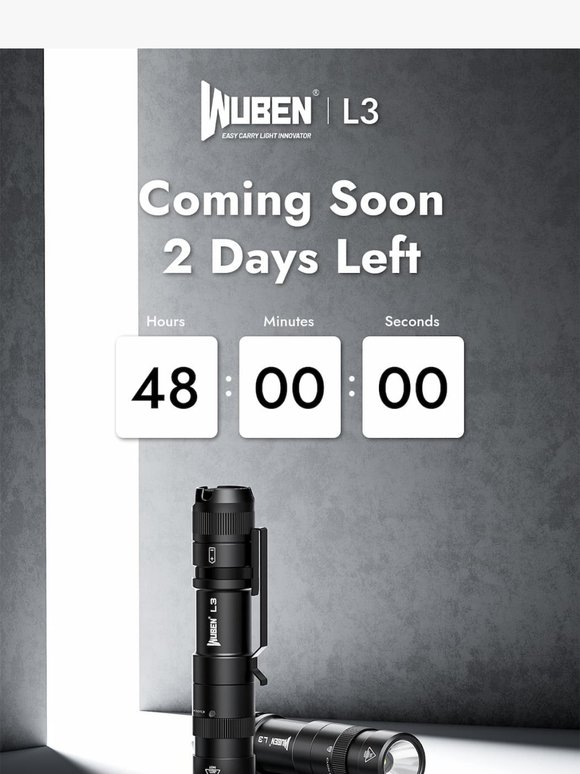 Wuben L3 New Arrival Coming Soon！
