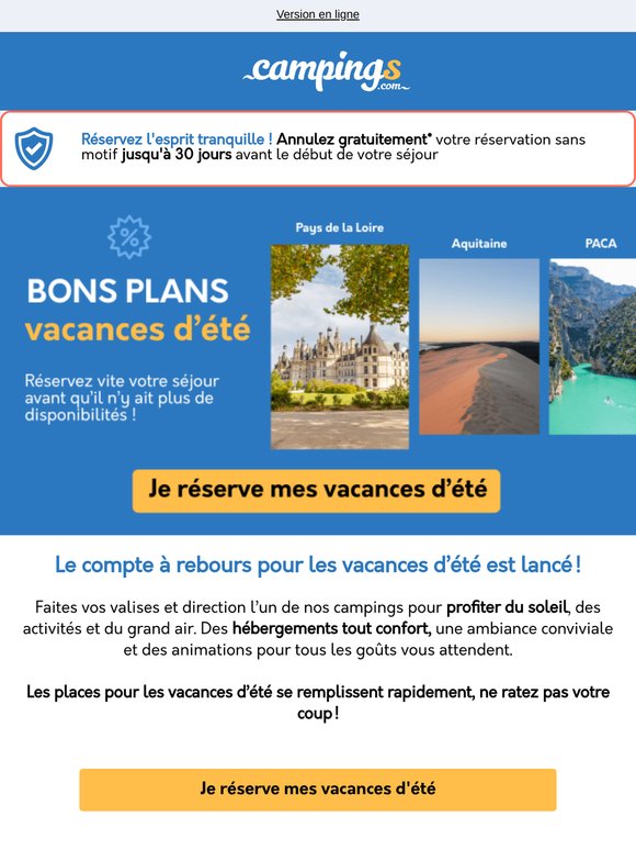 Bons Plans : vacances d'été