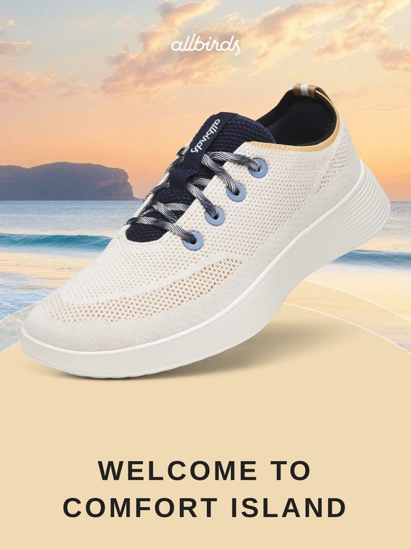 ICYMI: Sandy Hues On Comfy Shoes 🧡💙