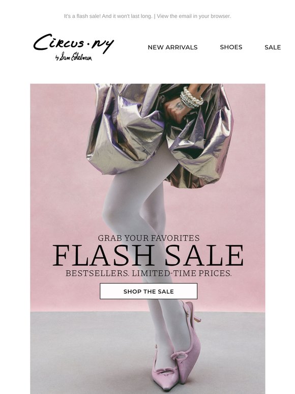 What’s that shimmer you see? Flash Sale on bestsellers!
