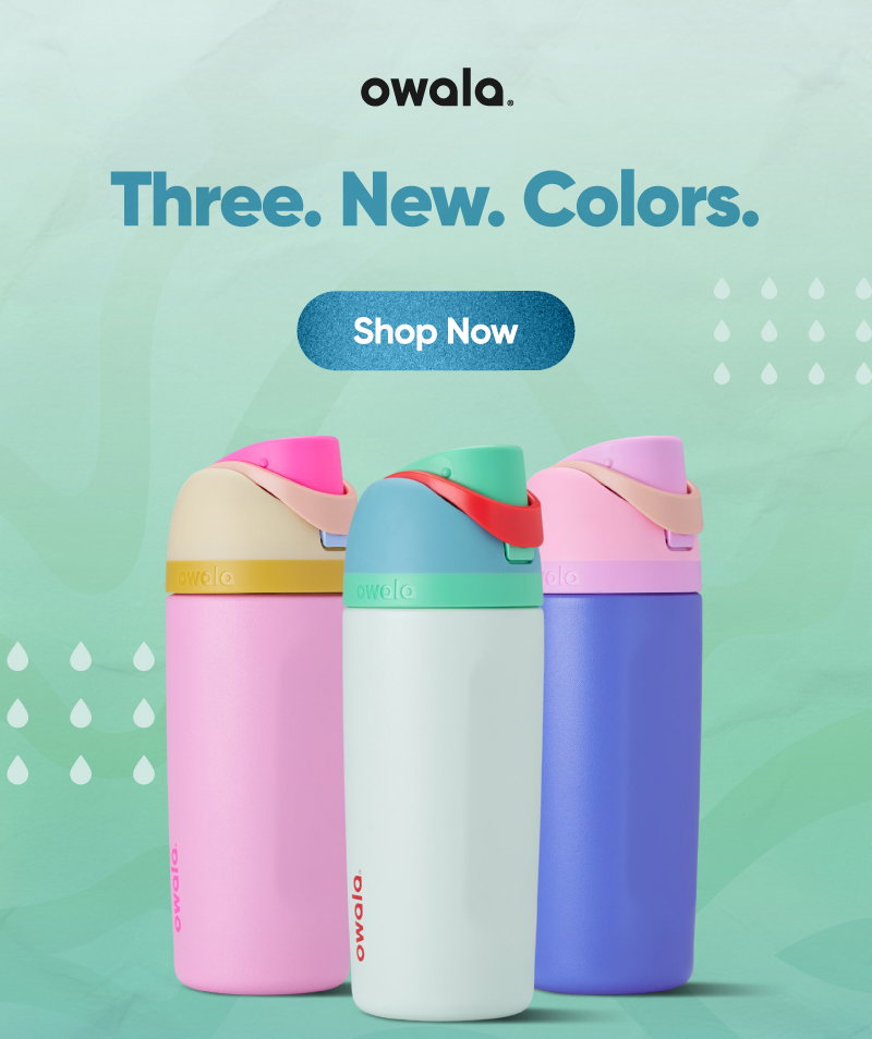 Three new Kids FreeSip colors