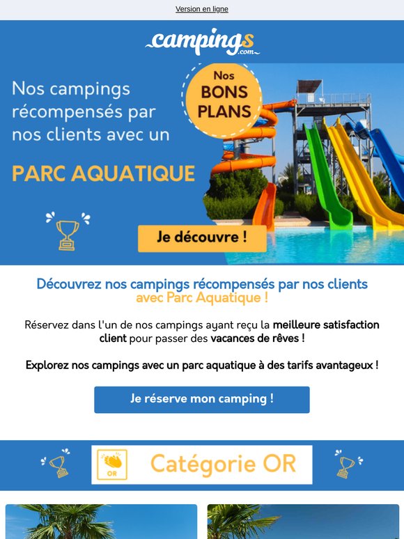 Campings parc aquatique : nos offres exclusives