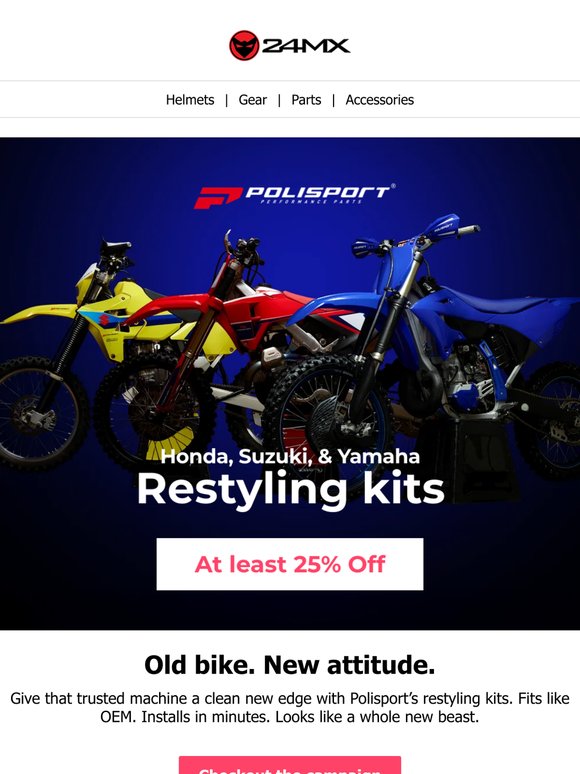 Save 25% or more – Polisport 2025 restyling kits