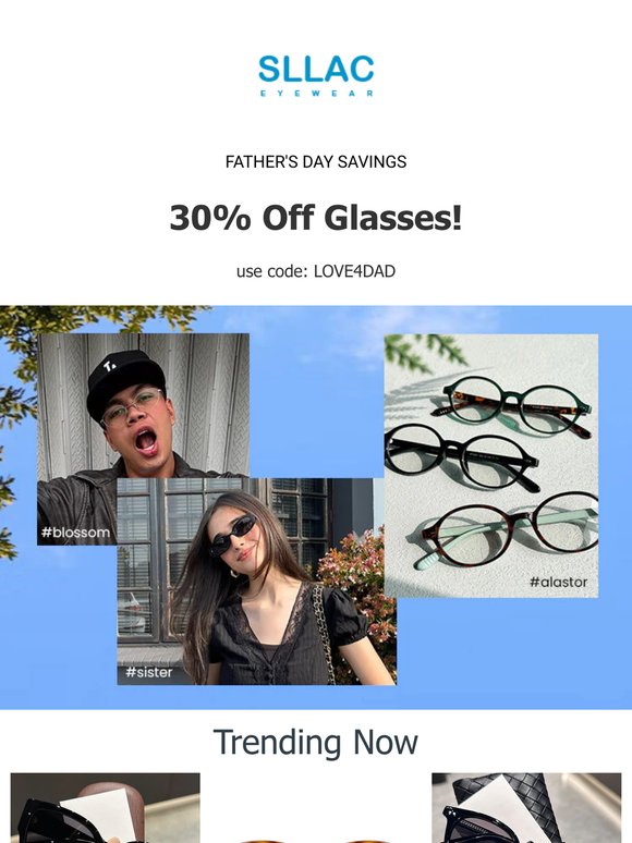 🕶️ Father's Day Savings – 30% Off Inside!