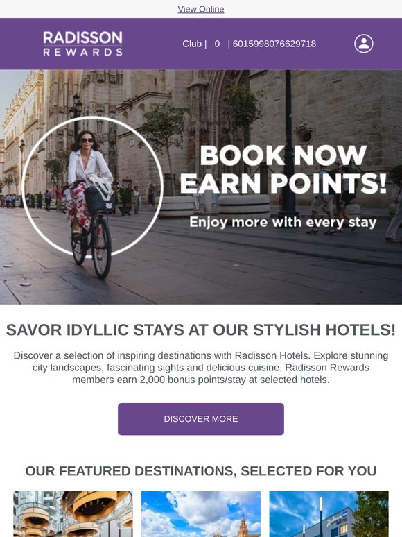 Visit your dream city and gain rewards