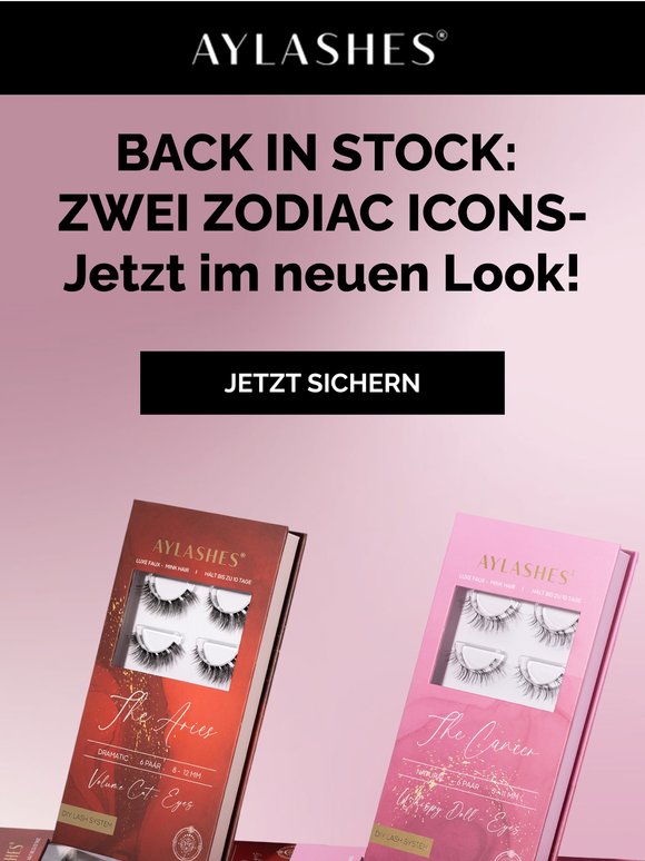 ♈♋Zwei Favoriten sind zurück – im neuen Design!