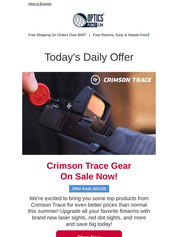 Celebrate Summer With Deals on Crimson Trace
