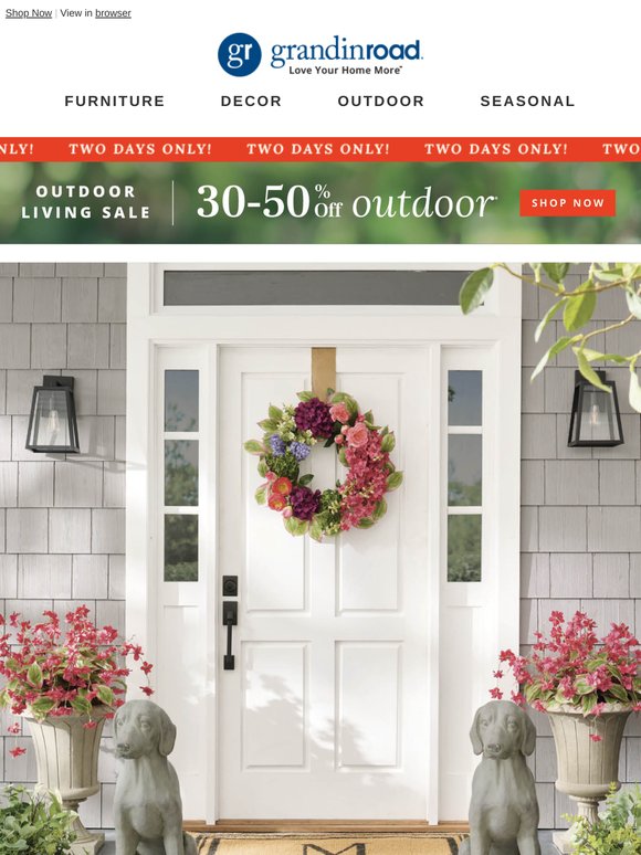 Bright blooms are a natural fit across seasons