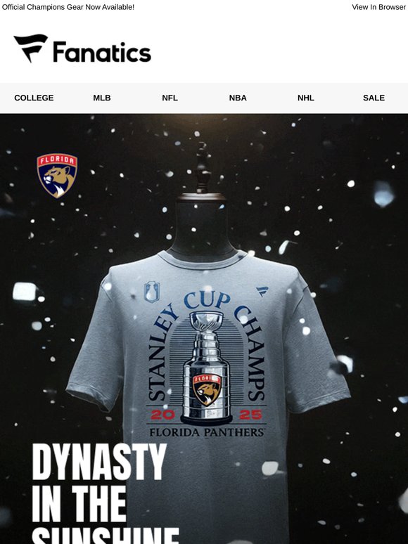 BACK-TO-BACK STANLEY CUP CHAMPIONS! Celebrate the Florida Panthers!