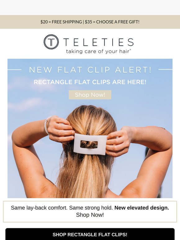 Just Launched: Rectangle Flat Clips are here!