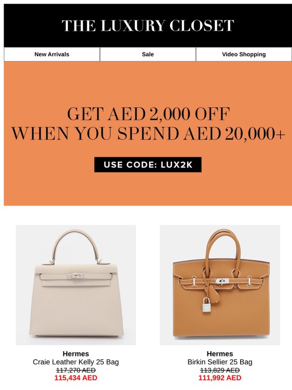 Your VIP Offer: AED2,000 Off on AED20,000+ Spend