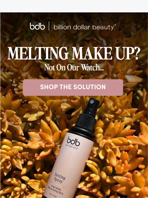 Melting makeup? We fixed that. ✨