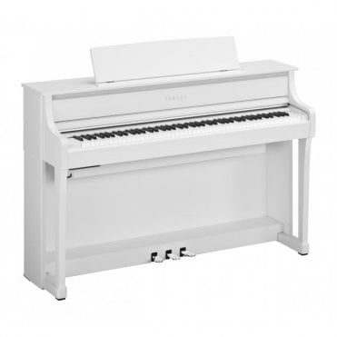 Yamaha CLP875WH Clavinova Digital Piano Satin White