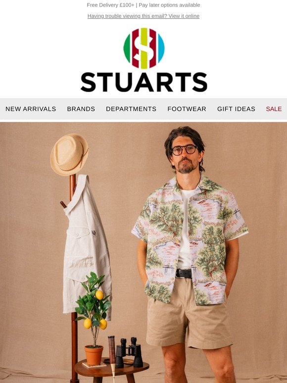 Belstaff, Portuguese Flannel, Sebago & more SS25 arrivals ☀️