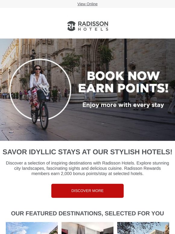 Visit your dream city and gain rewards
