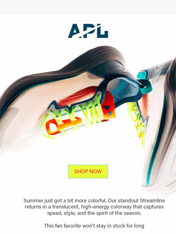 Exclusive Drop: Streamline in Vibrant Multi Is Here Again ☀️👟