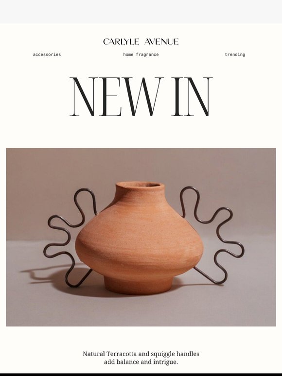 Just In: Terracotta Pots & Other Fresh Arrivals