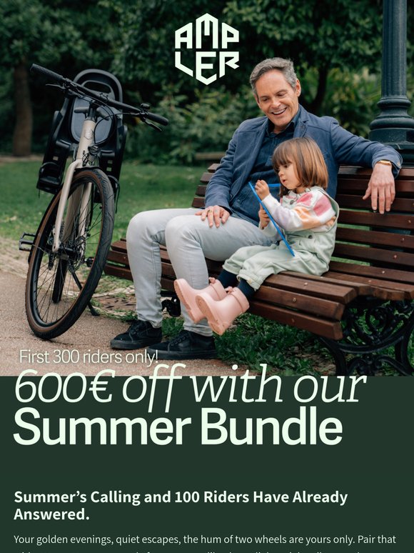 Going fast: your 600€ summer bundle.