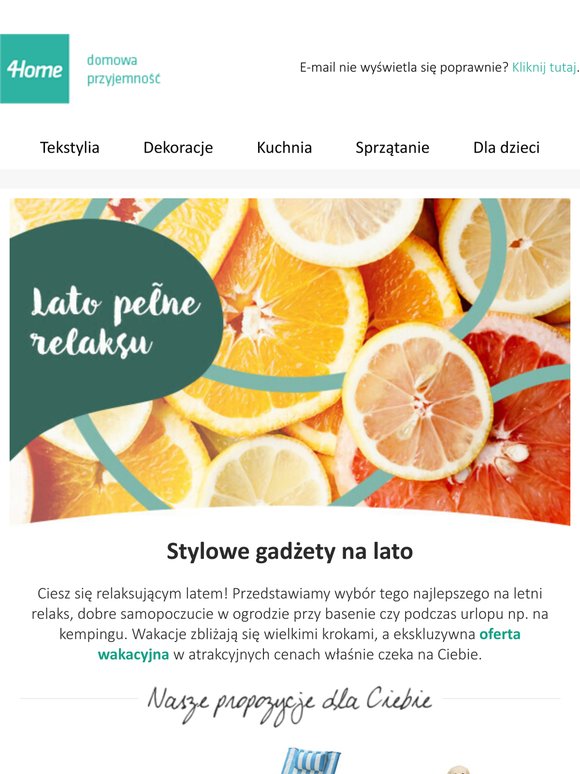 Na basen czy na kemping? Mamy wszystko, czego potrzebujesz na relaksujące lato w domu lub na wakacjach!