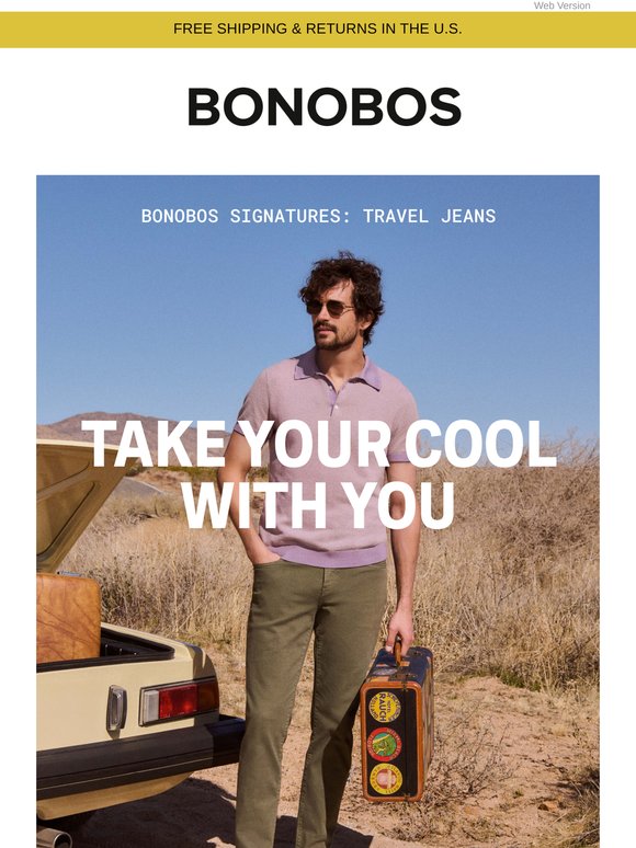 The Travel Jean’s a Bonobos Signature