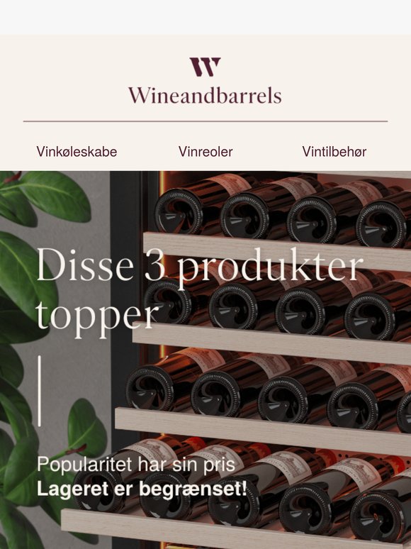 🏆Topprodukter: Få stk. tilbage
