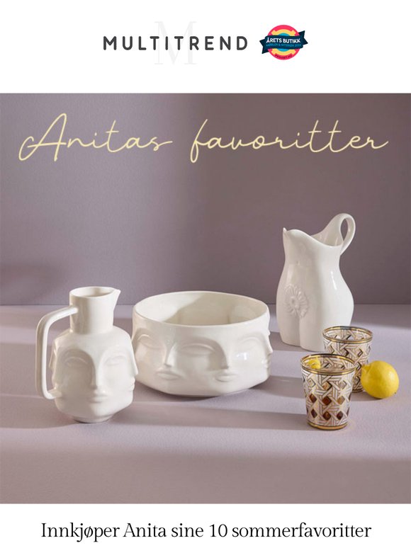 Innkjøper Anita sine 10 favoritter 🌸