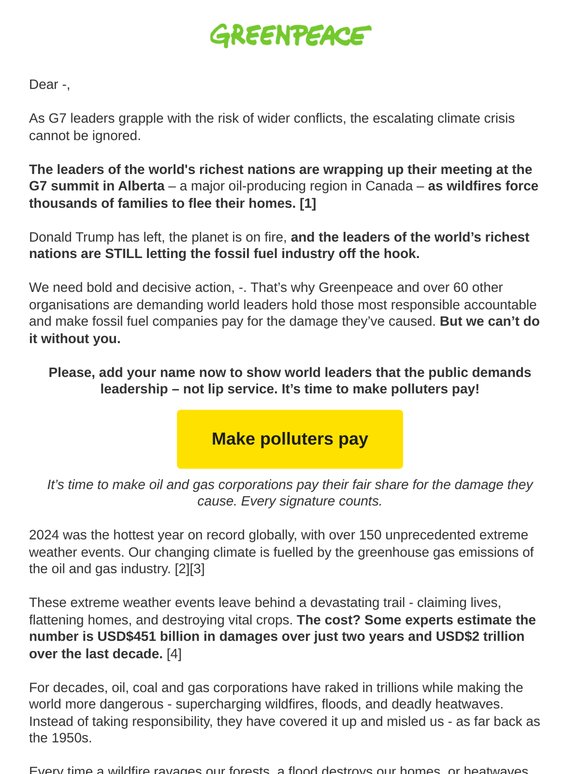 Make Polluters Pay