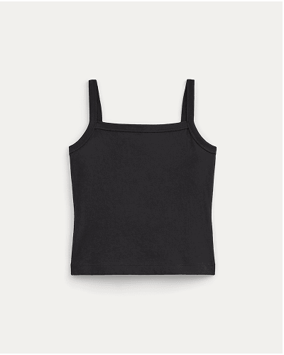 [Image]The Essential Square-Neck Tank | Black