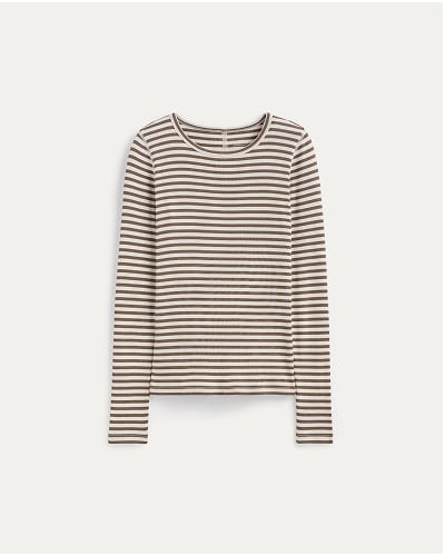 [Image]The Luxe Rib Long-Sleeve Crew