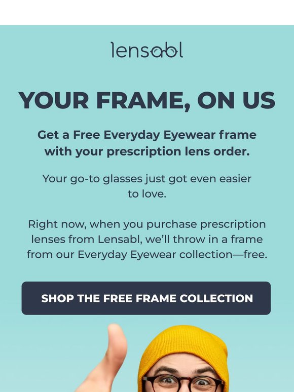 Your New Frames Are On Us 👓