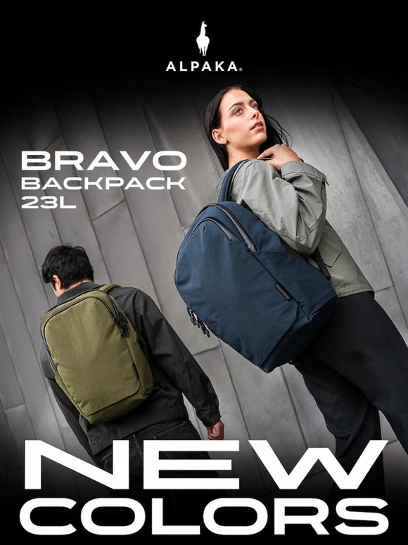 Green &  Moonlight Blue: New BRAVO BACKPACK Colors 🌿🌙