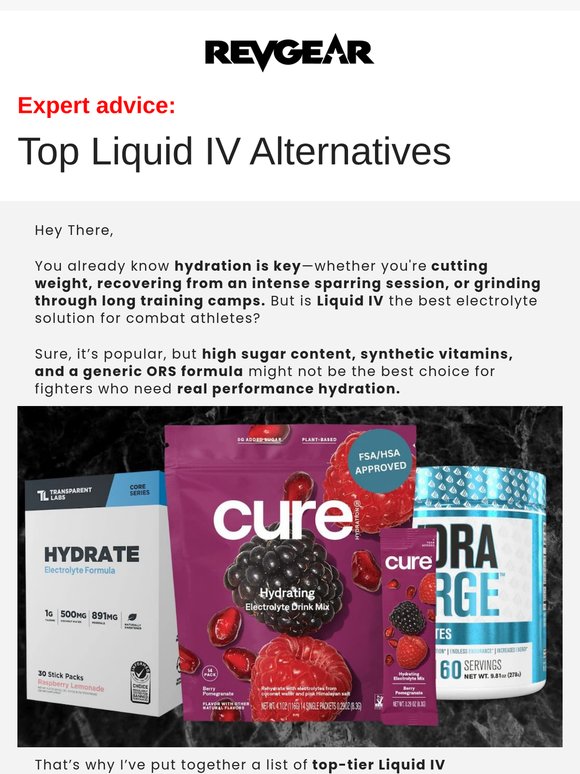 Combat Athletes: The Best Hydration Alternatives to Liquid IV
