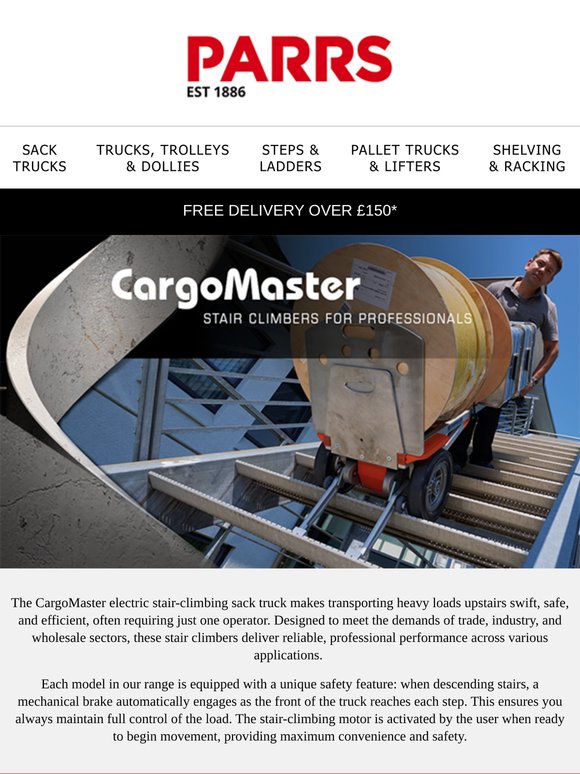 CargoMaster Stair Climber – Power Up Your Deliveries