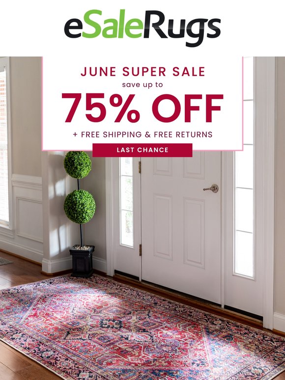 Your Last Treasure Hunt! Up to 75% Off in Our June Super Sale!