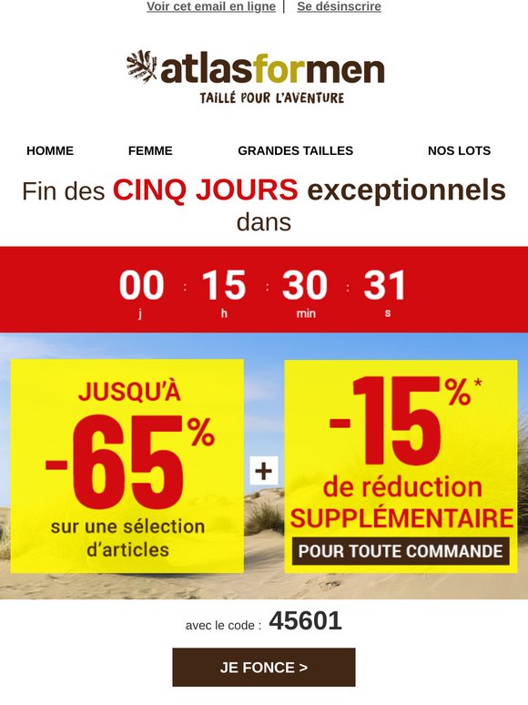 -15% Supplémentaires pour toute commande ❗