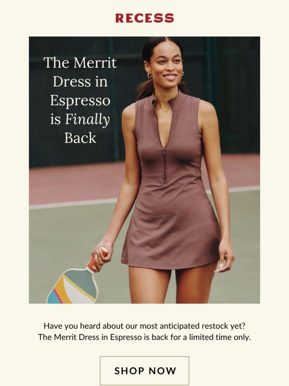 RESTOCKED – Merrit Dress in Espresso