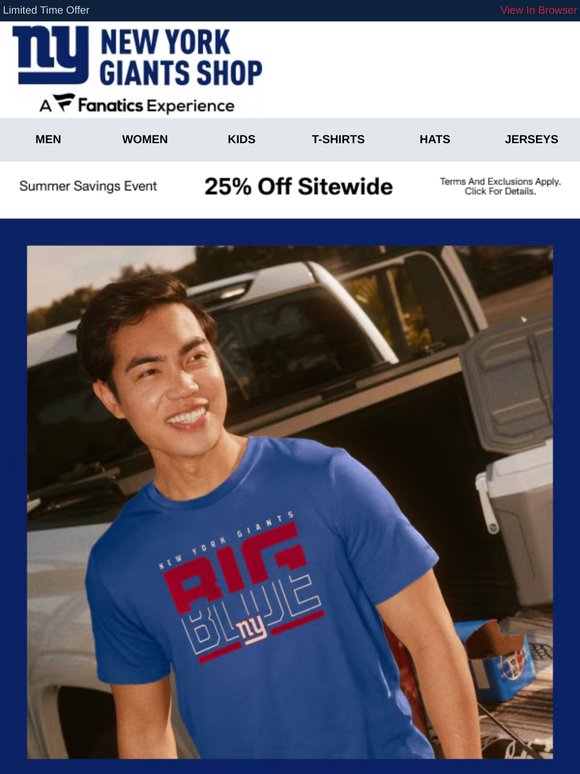 Here's 25% Off, Show Your Team Spirit!