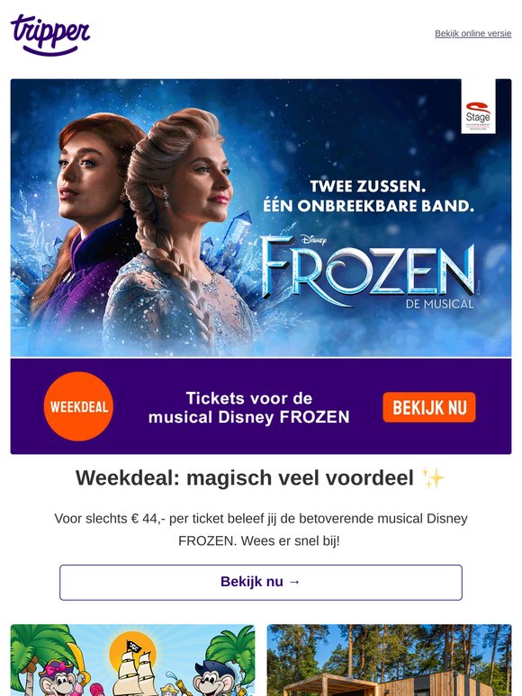 Weekdeal: de Musical Disney FROZEN
