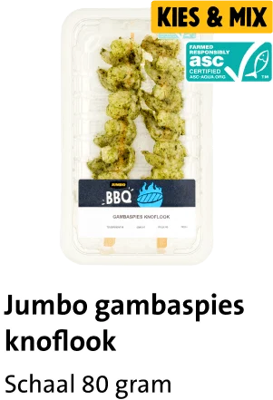 Gambaspies kies & mix 4 voor €10