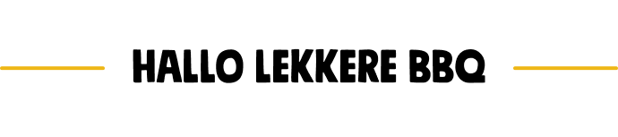 Hallo lekkere BBQ - divider
