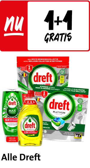 Alle Dreft 1+1 gratis