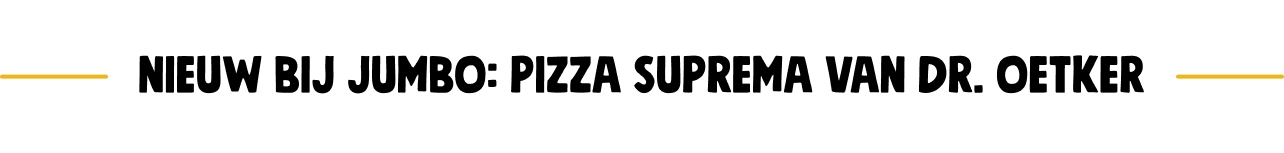 Nieuw bij Jumbo: pizza Suprema van Dr. Oetker - divider 